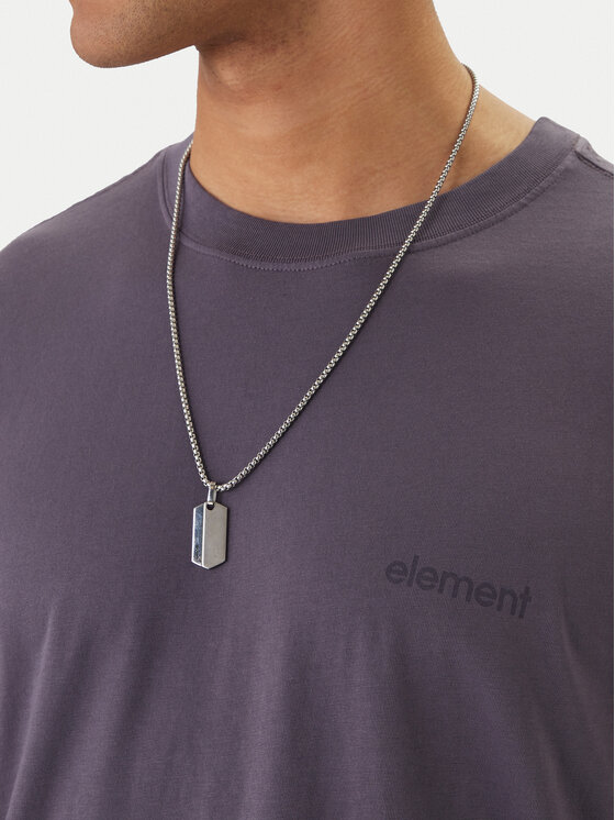 Element Element Camiseta Lowcase Pigment ELYKT00177 Violeta Regular Fit