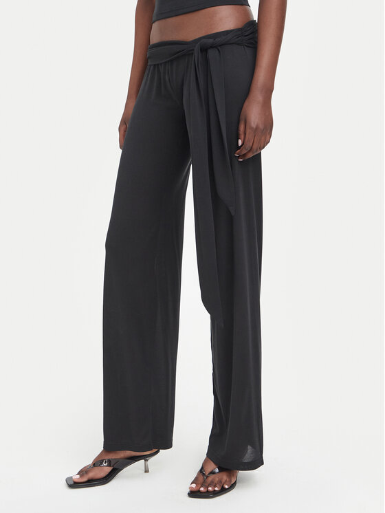 Juicy Couture Juicy Couture Pantalones de tela JCWFE226332 Negro Regular Fit