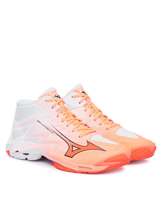 Mizuno Взуття у спортзал Mizuno Wave Lightning Elite Mid V1GA2605 Кораловий