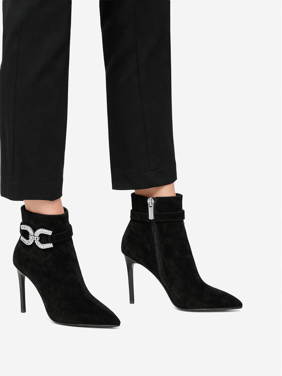 Eva Minge Členková obuv Eva Minge EO-ELENA-E327-20B-R019 Čierna