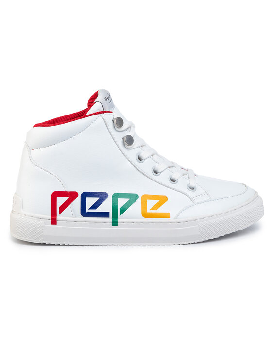 Pepe Jeans Zapatillas Pepe Jeans Adams Logo Junior PUS30001 Blanco