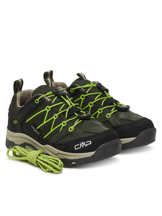 CMP Трекінгові черевики CMP Kids Rigel Low Trekking Wp 3Q54554 Зелений
