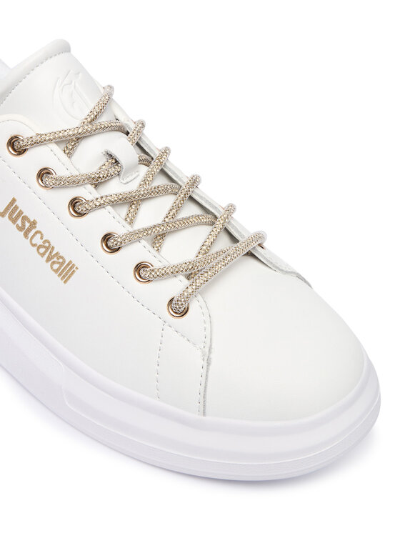 Just Cavalli Sneakersy Just Cavalli 79RA3SB1 ZPB59 Biela