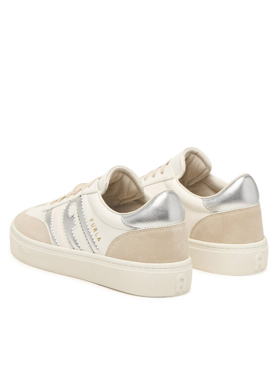Furla Snīkeri Furla Allegra Lace-Up YM52ALG BX4679 BD 5306S Krēmkrāsas