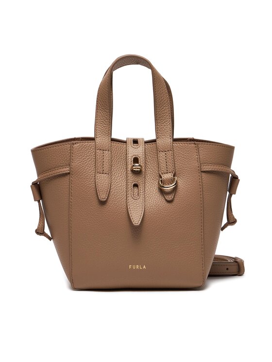 Furla Torbica Furla Net Mini Tote BASRFUA-HSF000-1257S-9107 Smeđa