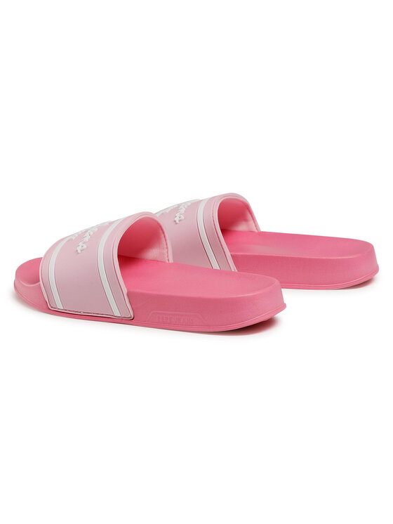 Pepe Jeans Шльопанці Pepe Jeans Slider Logo Girls PGS70043 Рожевий