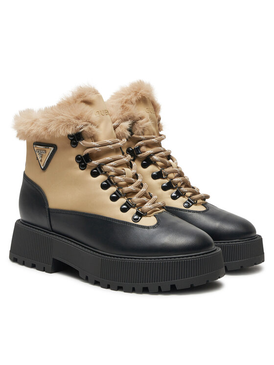 Guess Outdoorová obuv Guess Rezim FLFREZ ELE10 Béžová