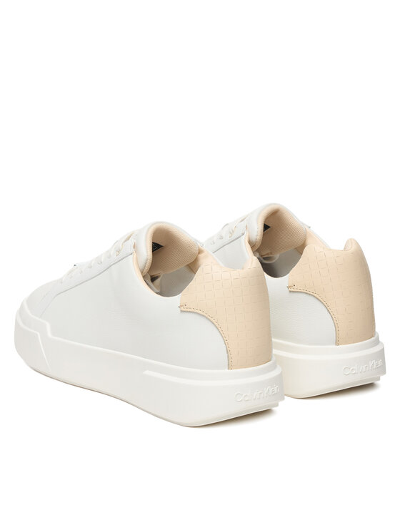 Calvin Klein Superge Calvin Klein Chunky Cupsole Laceup Clean Lth HM0HM02239 Bela