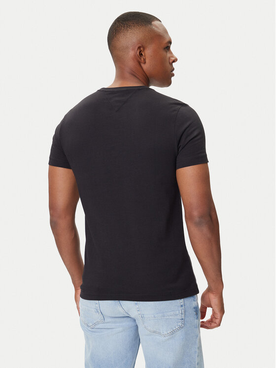 Tommy Hilfiger Tommy Hilfiger T-shirt Core Logo Tee MW0MW11465 Nero Slim Fit