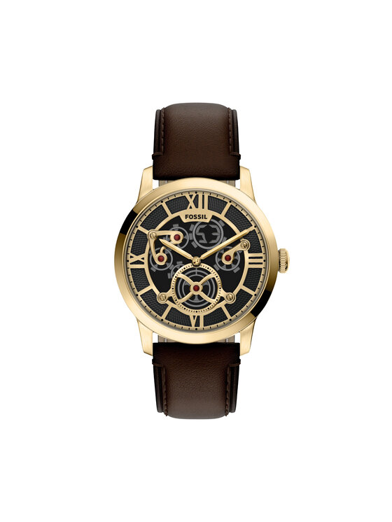 Fossil Zegarek Fossil Townsman Big Tic FS6190 Brązowy