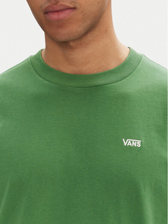 Vans Vans T-shirt Left Chest II VN000P1P Zelena Loose Fit