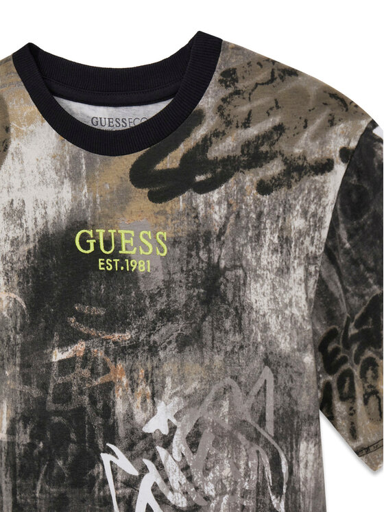 Guess Guess T-Shirt L6RI04 K8HM4 Έγχρωμο Oversize