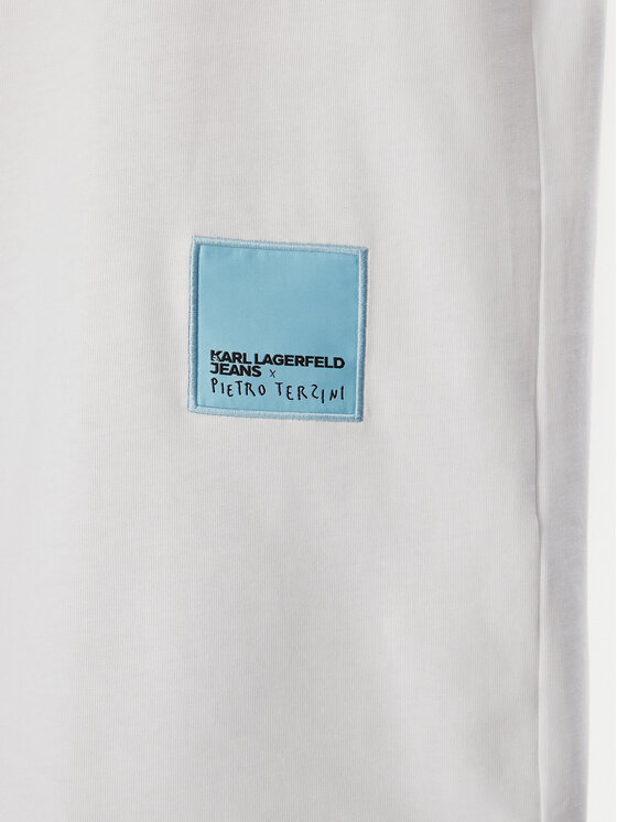 Karl Lagerfeld Jeans Karl Lagerfeld Jeans Camiseta B4W17076 Blanco Relaxed Fit