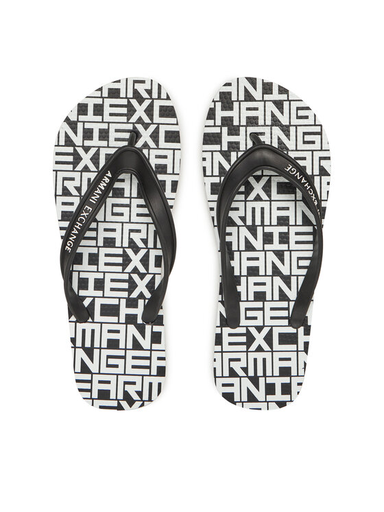 Armani Exchange Čības uz pirksta Armani Exchange XUQ002 XV676 N814 Melns