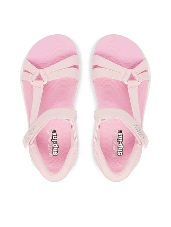 Skechers Босоніжки Skechers Slip-Ins: Go Walk Flex Sandal - Lots Of Sol 303028L/LTPK Рожевий
