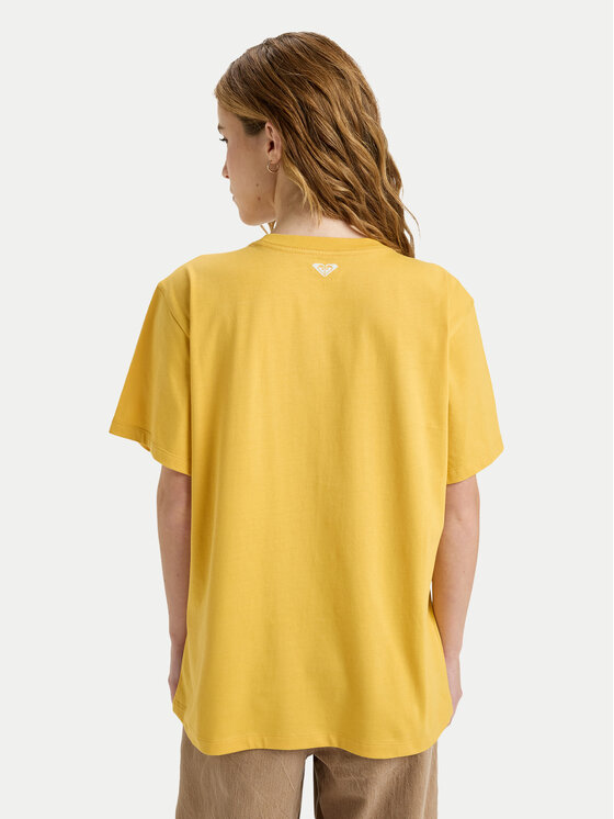 Roxy Roxy Camiseta Hangloose The Sky ERJZT06020 Amarillo Regular Fit