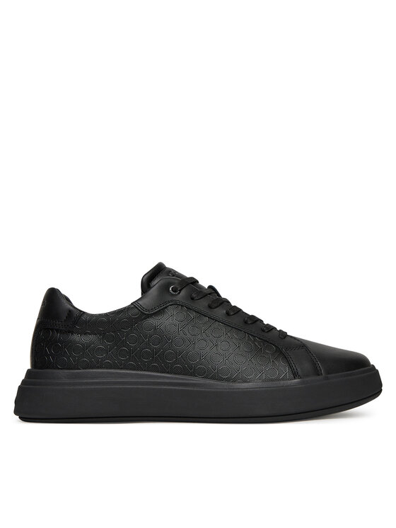 Calvin Klein Sneakersy Calvin Klein Chunky Low Top Lace Up Mono HM0HM01970 Černá