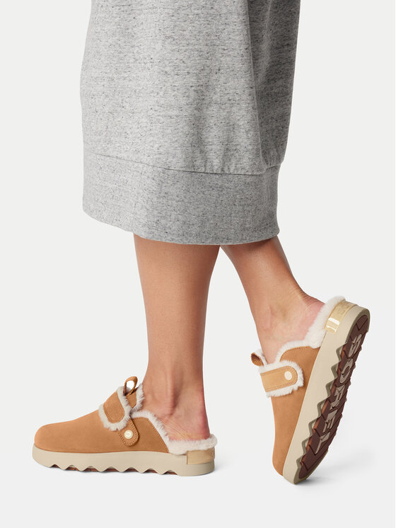 Sorel Пантофи Sorel VIIbe™ Clog Suede Cozy 2048521253 Кафяв