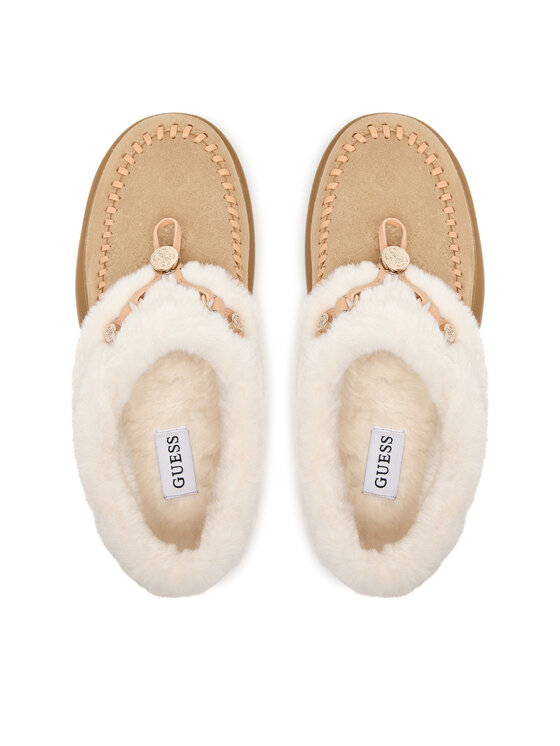 Guess Sniego batai Guess FLFKEY LEA19 Smėlio