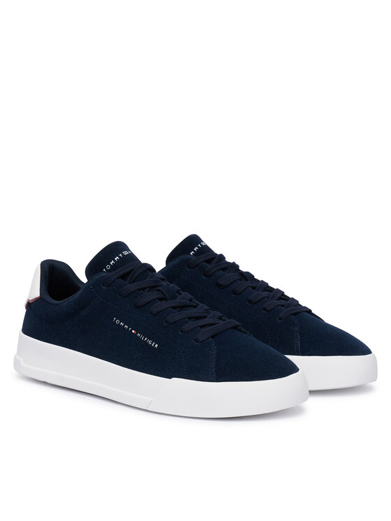 Tommy Hilfiger Sneakers Tommy Hilfiger Th Court Core Suede FM0FM05716 Blu scuro