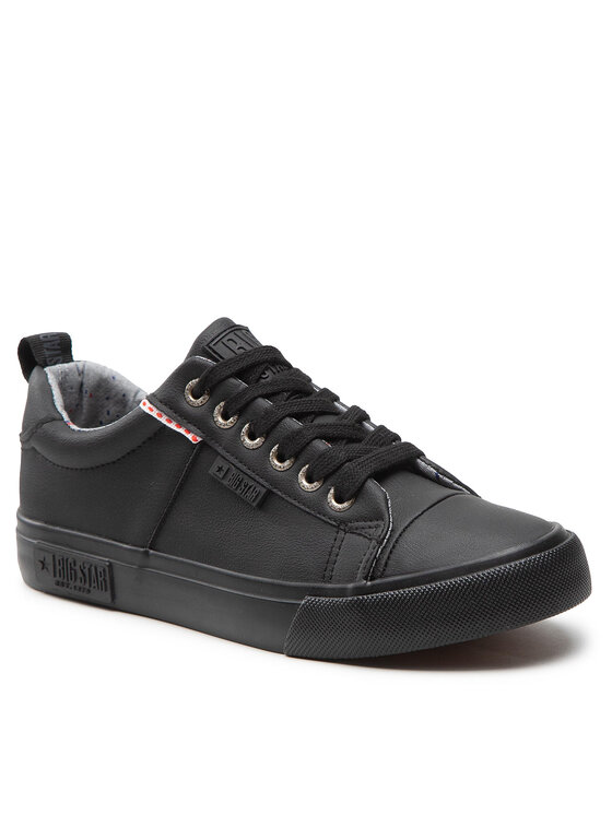 Big Star Shoes Plátenky Big Star Shoes KK274006 Čierna