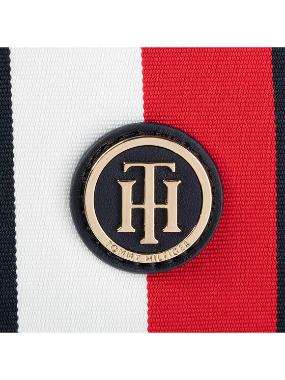 Tommy Hilfiger Τσάντα Tommy Hilfiger Poppy Small Tote AW0AW07289 Σκούρο μπλε