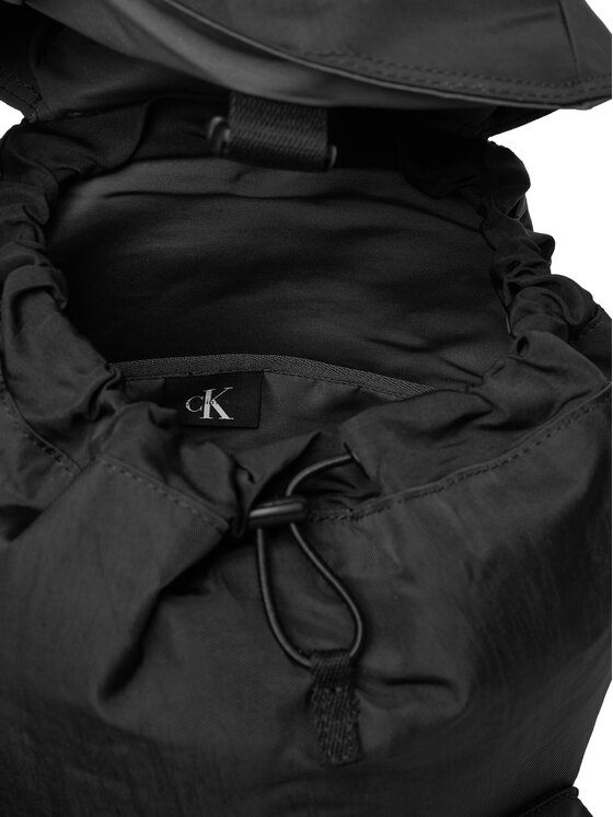 Calvin Klein Раница Calvin Klein Bold Flap Backpack LV04D3270G Черен