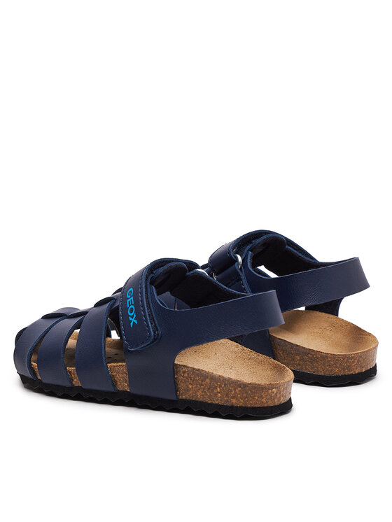 Geox Sandali Geox J Ghita Boy J458LA 000BC C4002 M Mornarsko modra