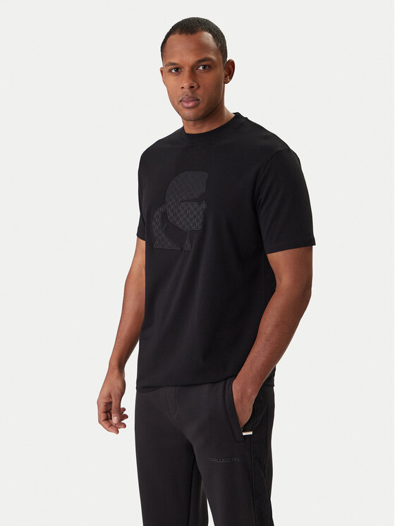 KARL LAGERFELD KARL LAGERFELD Camiseta 755055 561221 Negro Regular Fit