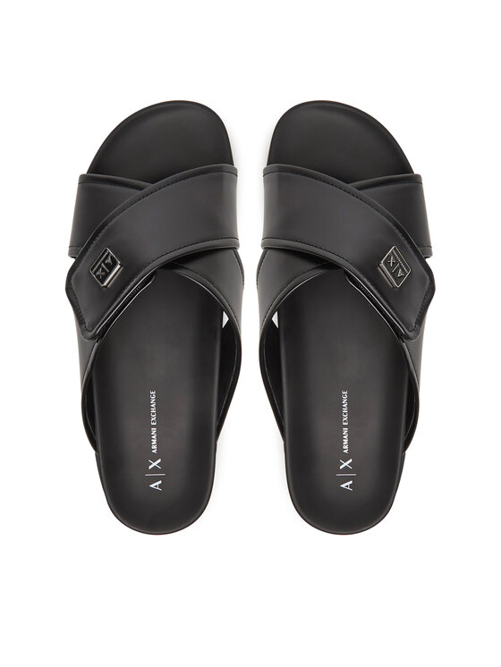 Armani Exchange Şlapi Armani Exchange XDP063 XV927 00002 Negru