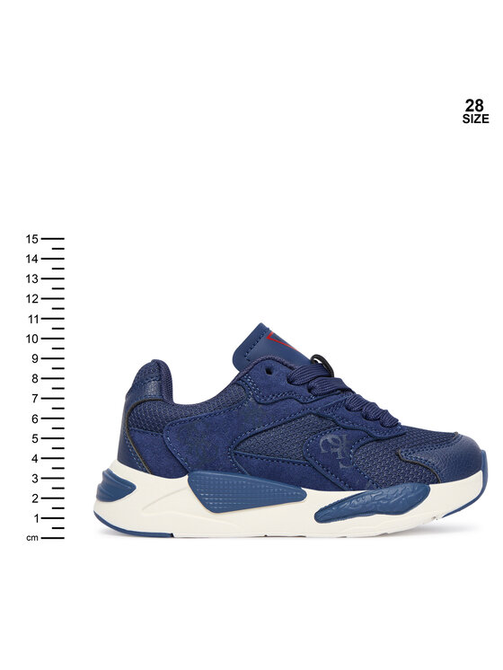 Guess Sneakersy Guess N5BZ08 L0870 Tmavomodrá