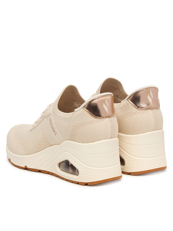 Skechers Снікерcи Skechers Uno Wedge 177531/OFWT Бежевий