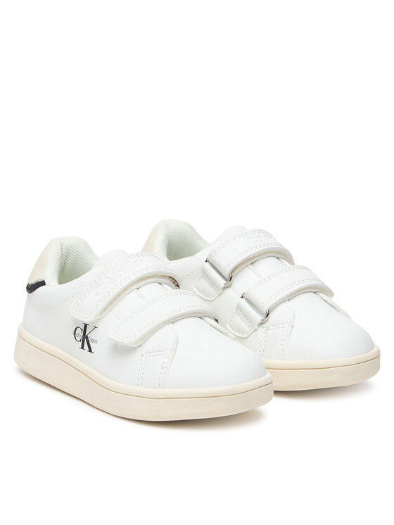 Calvin Klein Sportcipők Calvin Klein Low Cut Velcro Sneaker V1X9-83440-1355 M Fehér