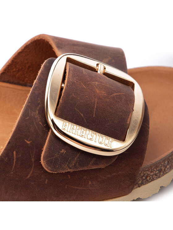 Birkenstock Nazouváky Birkenstock Madrid Big Buckle 1006525 Hnědá