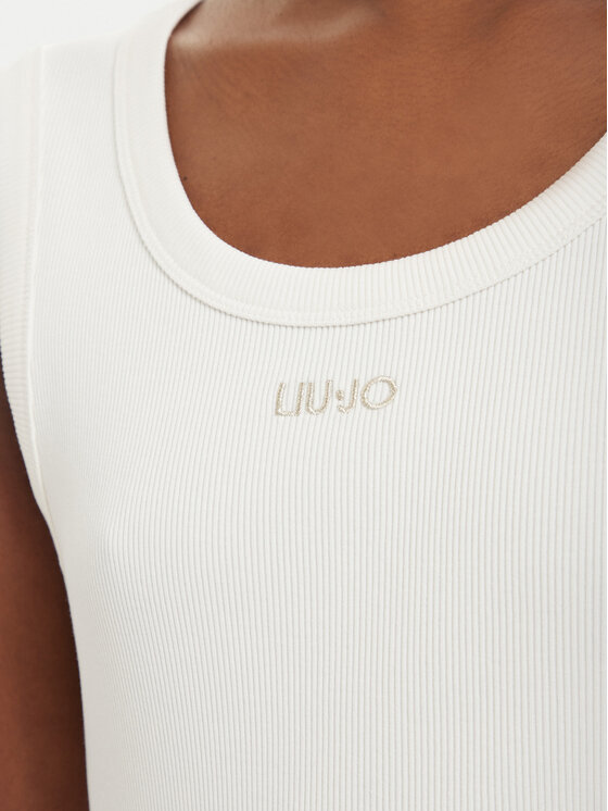 Liu Jo Sport Liu Jo Sport Top TA6097 J4822 Crema Slim Fit