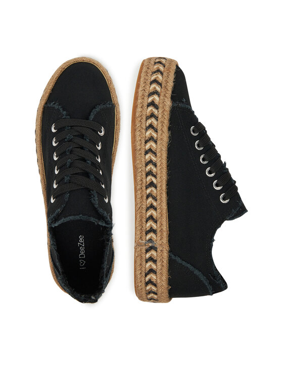DeeZee Espadrilky DeeZee ZYKS305 Černá