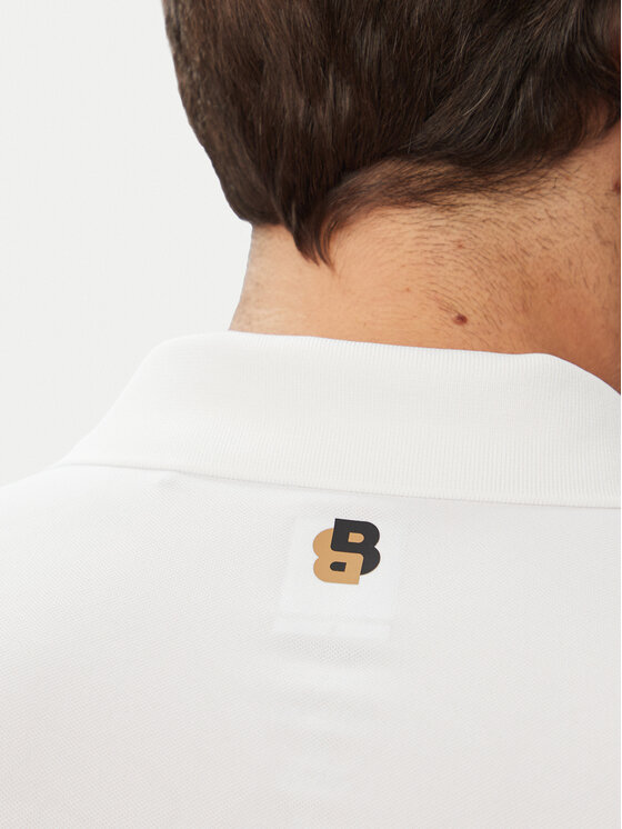 BOSS BOSS Pólóing Game 1 50564785 Fehér Slim Fit