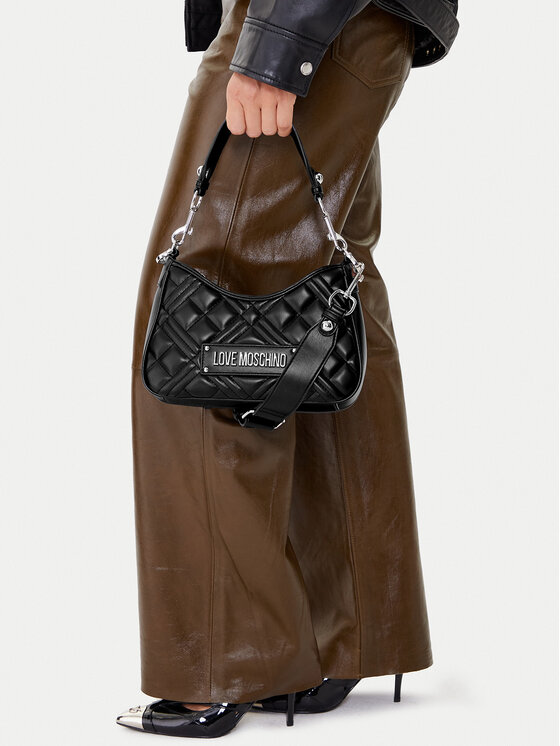 LOVE MOSCHINO Ročna torba LOVE MOSCHINO JC4152PP0NLA000B Črna