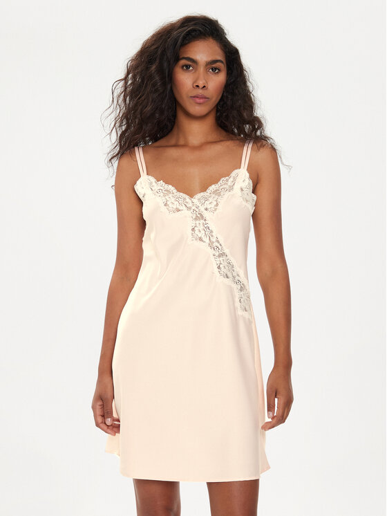 LAUREN RALPH LAUREN Lauren Ralph Lauren Camicia da notte ILN31684 Rosa Regular Fit