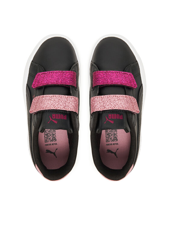 Puma Снікерcи Puma Smash 3.0 L Glitter Velcro V Ps 395609 07 Чорний