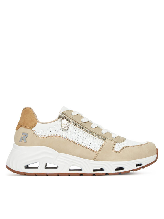 Rieker Sneakersy Rieker N5204-80 Bílá