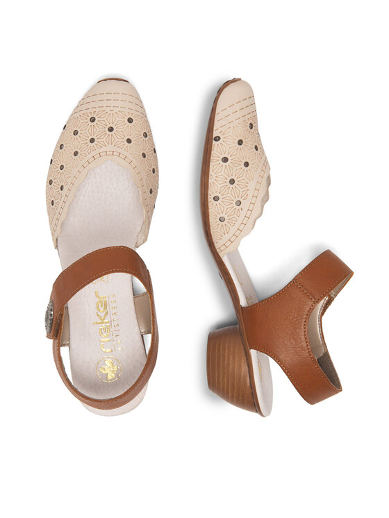 Rieker Sandali Rieker 43703-60 Beige