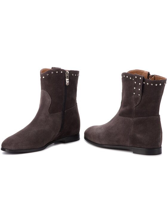 Solo Femme Polokozačky Solo Femme 25403-12-F54/000-13-00 Šedá