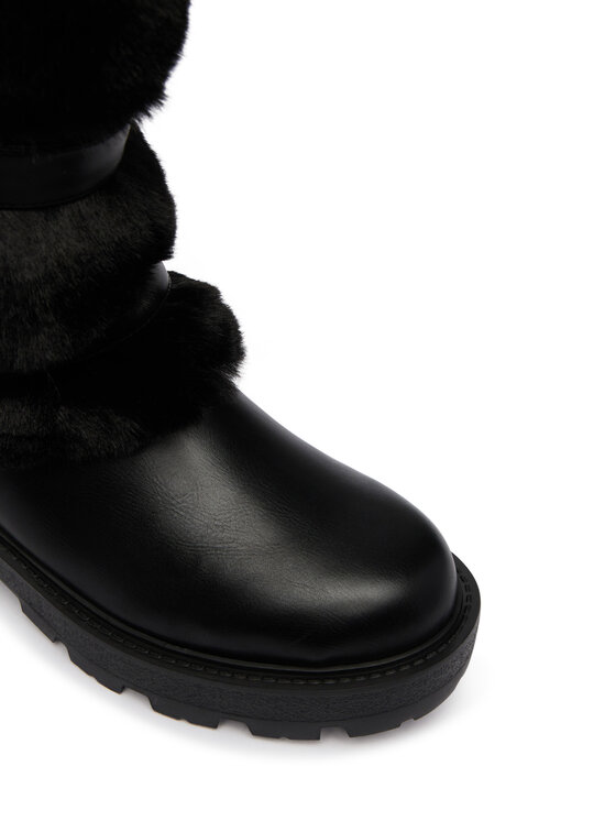 Guess Čizme Guess FLFYAF FUR10 Crna