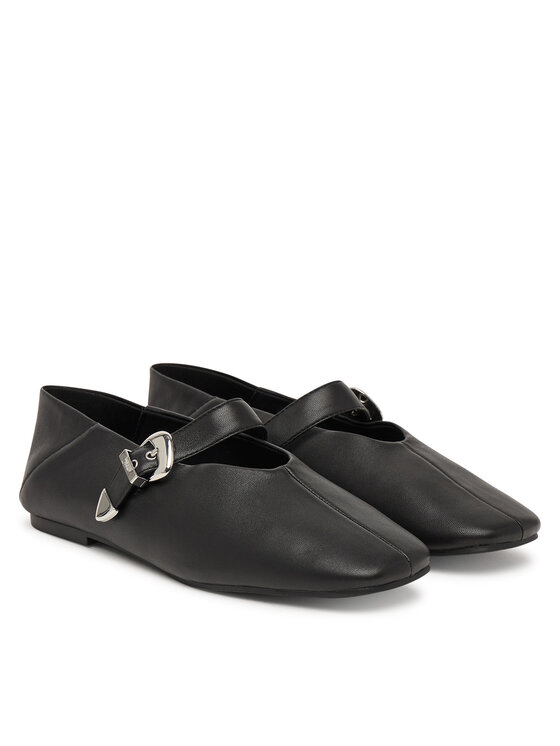 Tommy Jeans Balerinos Tommy Jeans Tjw Ballerina Nappa Leather EN0EN03043 Juoda