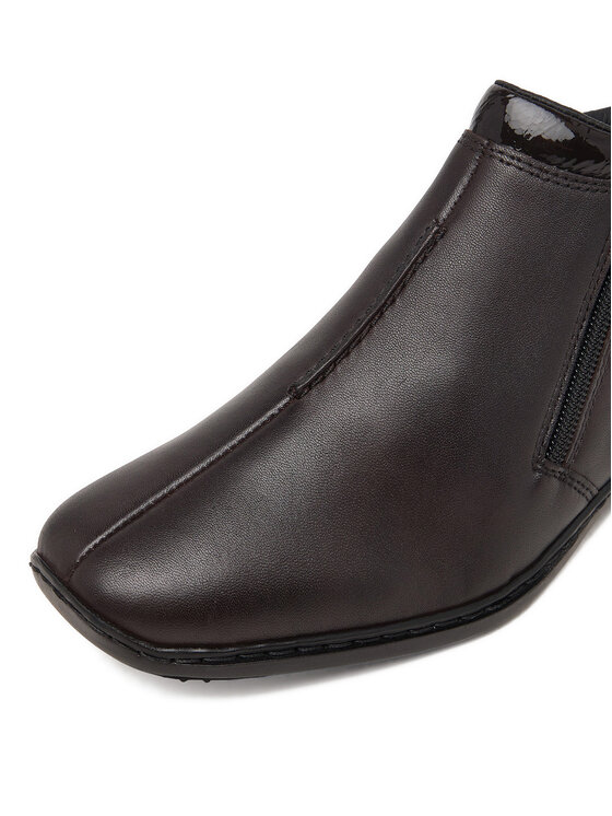 Rieker Botki Rieker CEO-L3882-25 Brązowy ciemny
