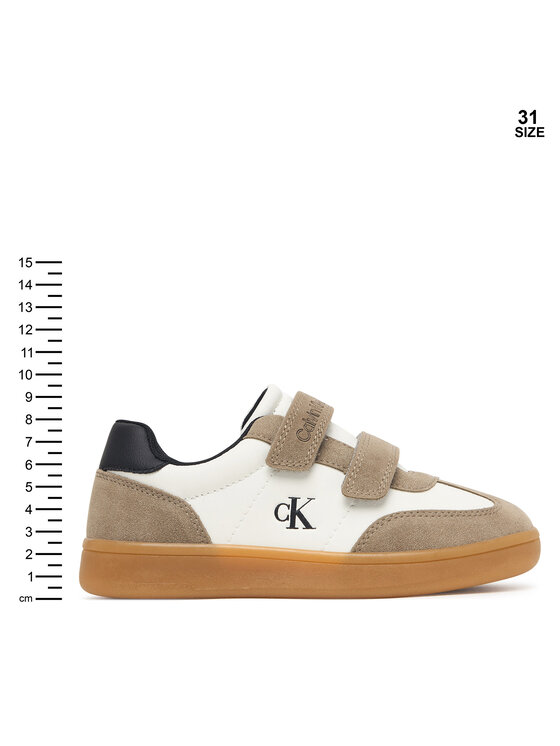 Calvin Klein Tenisice Calvin Klein Low Cut Velcro Sneaker V1X9-83443-0318 S Bež