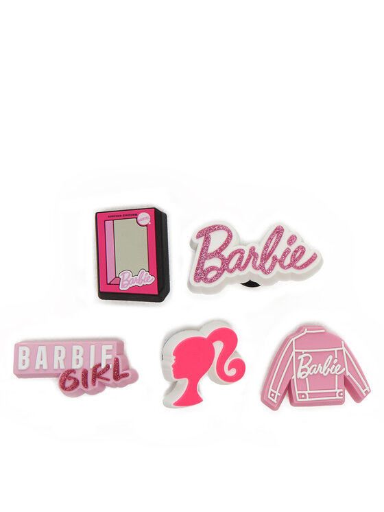 Crocs Прикраса для взуття Crocs BARBIE 5 PACK 10012070 5 PACK Рожевий
