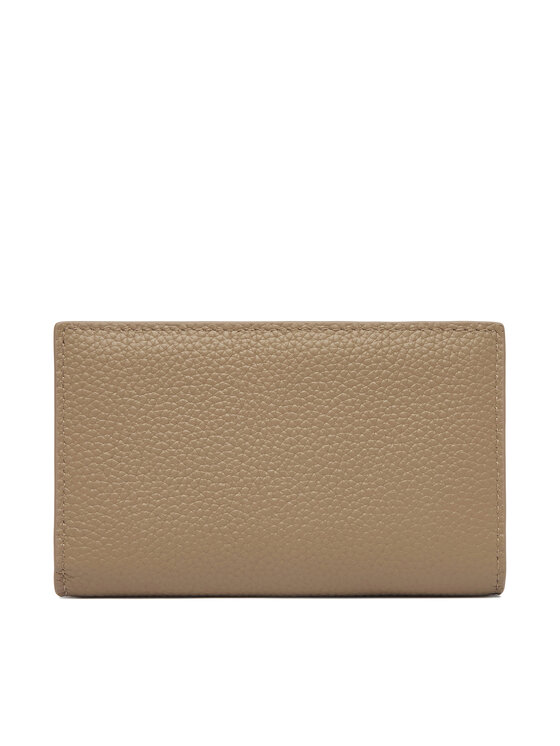 Calvin Klein Denarnica Calvin Klein Emblem Hw Pebble Snap Cardholder LV04F1127G Bež