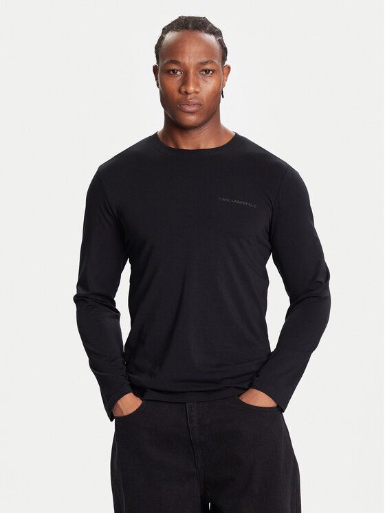 KARL LAGERFELD KARL LAGERFELD Conjunto de camisetas A4M47003 Negro Regular Fit